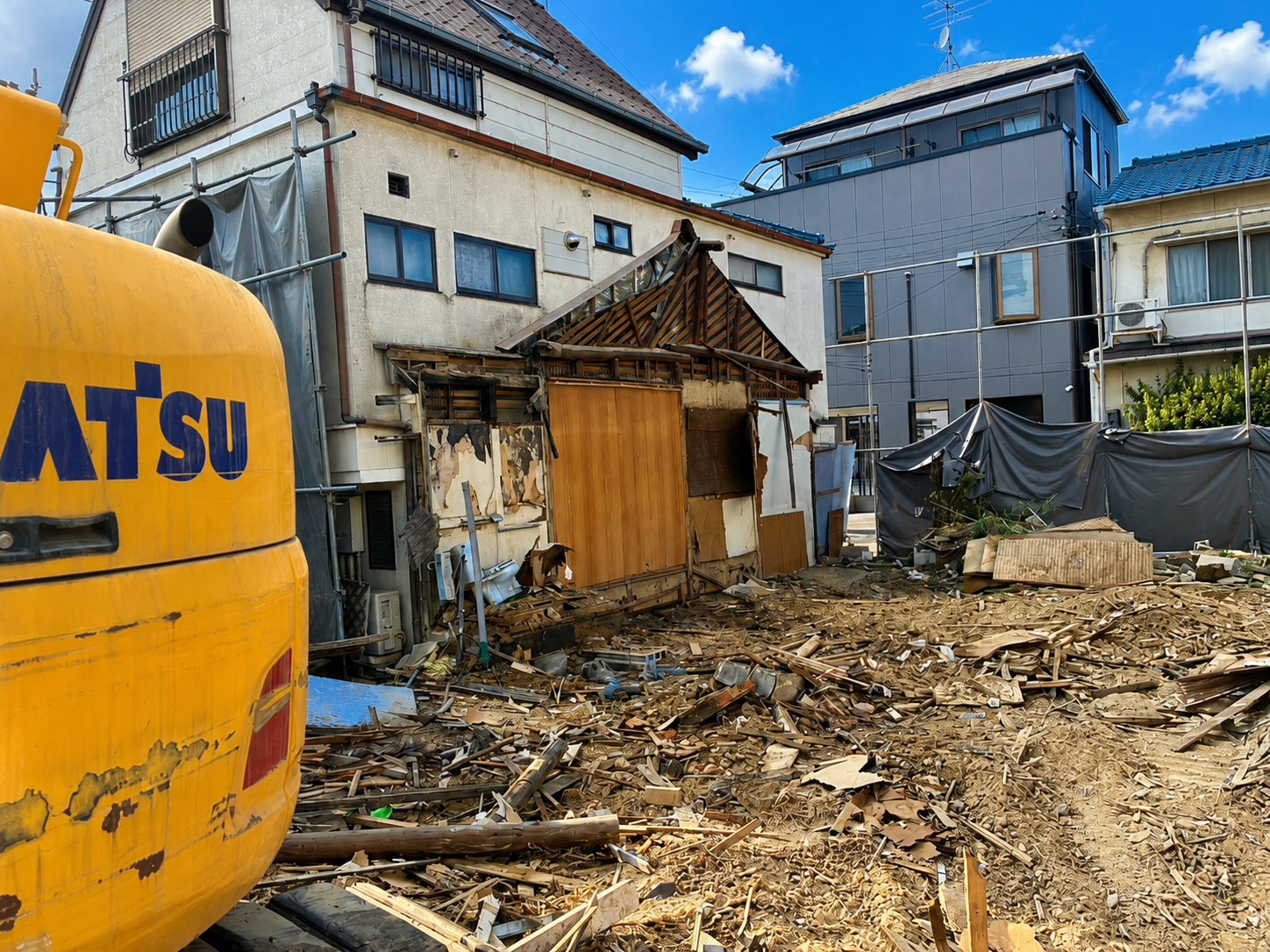 案件実績（岡山市奉還町４丁目の写真）途中経過